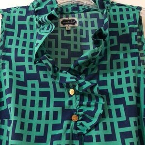 Mud Pie Sleeveless Blouse